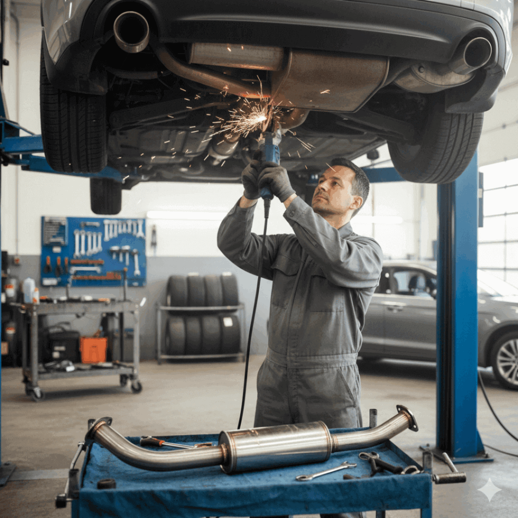 car exhaust & muffler repair