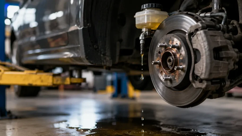 Brake Fluid Leak: Causes, Warning Signs, And How to Fix It